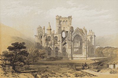 Abbaye de Melrose, vue de l