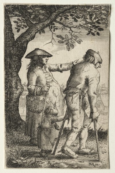 Famille de paysans - after David Vinckboons