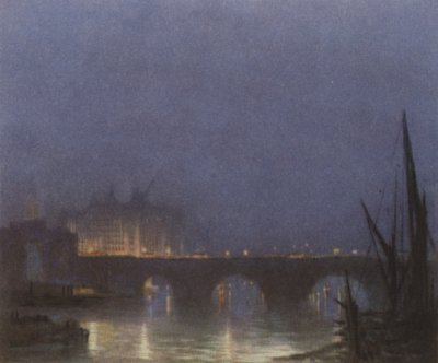 Un nocturne du London Bridge - after Donald Maxwell