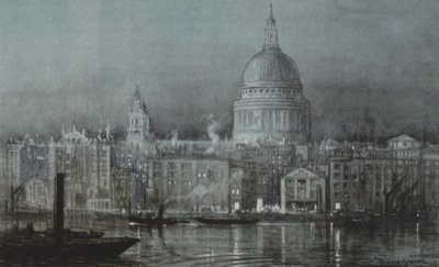 Saint-Paul depuis la rivière - after Donald Maxwell