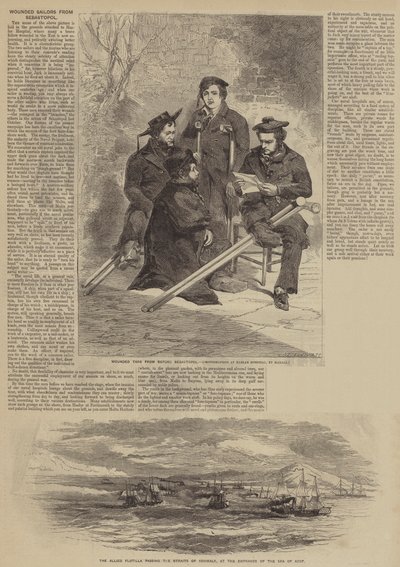 Marins blessés de Sébastopol - after Edmond Morin