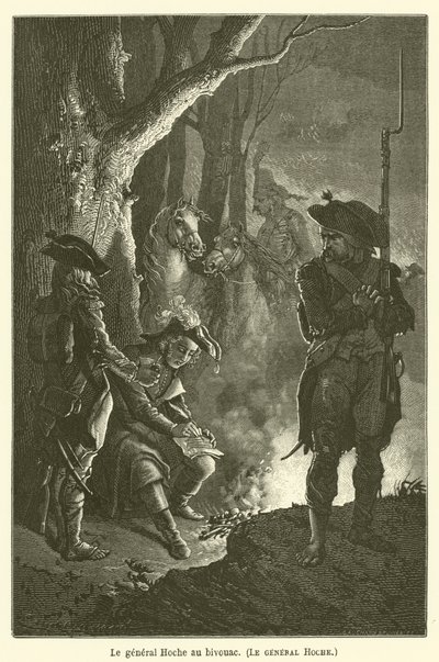 Le général Hoche au bivouac, Le général Hoche - after Emile Antoine Bayard
