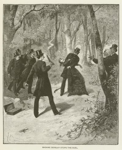 Madame Derblay arrête le duel - after Emile Antoine Bayard