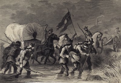 La Retraite de Lee après la Bataille de Gettysburg - after Felix Octavius Carr Darley