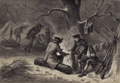 Les Troupes Américaines à Valley Forge - after Felix Octavius Carr Darley