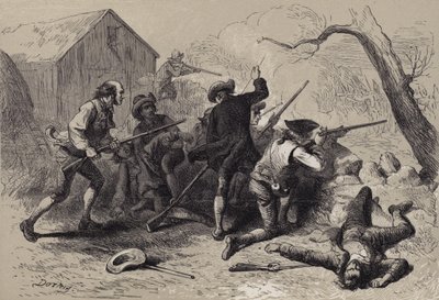 La Bataille de Lexington - after Felix Octavius Carr Darley