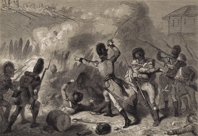 Les Britanniques repoussés à Fort Stephenson - after Felix Octavius Carr Darley