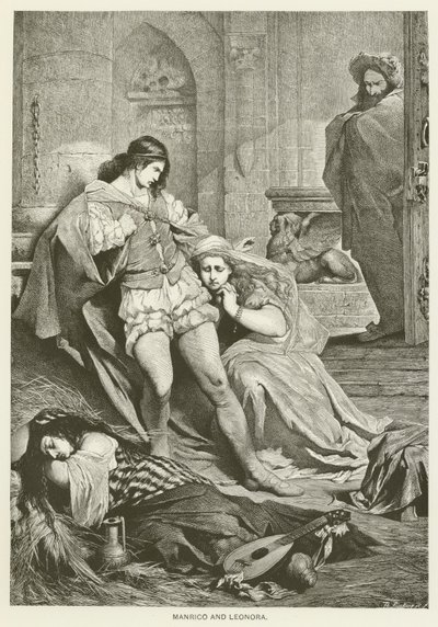 Manrico et Leonora - after Ferdinand Keller