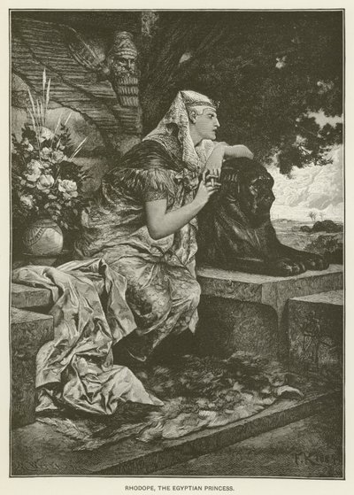 Rhodope, la princesse égyptienne - after Ferdinand Keller