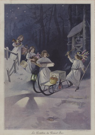 Le Postillon du Nouvel An - after Firmin Bouisset