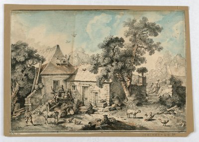 Berger assis - after Francois Boucher