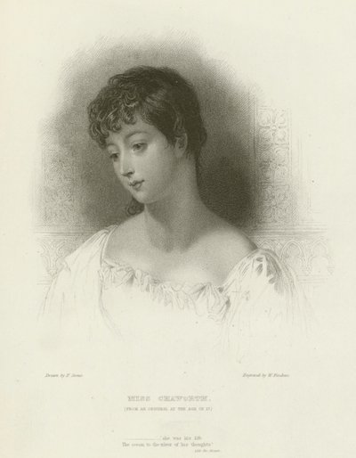 Miss Chaworth - after Frank Stone