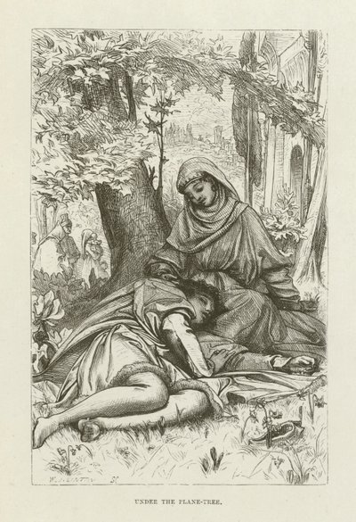 Illustration pour Romola de George Eliot - after Frederic Leighton