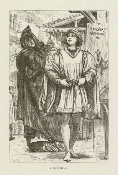 Illustration pour Romola de George Eliot - after Frederic Leighton
