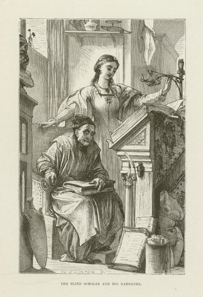 Illustration pour Romola de George Eliot - after Frederic Leighton