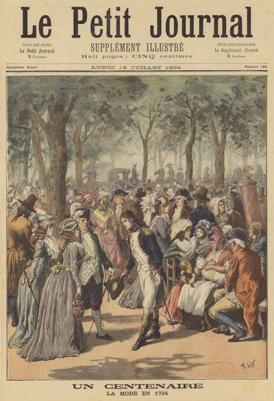 Un centenaire : mode en 1794 - after Frederic Theodore Lix