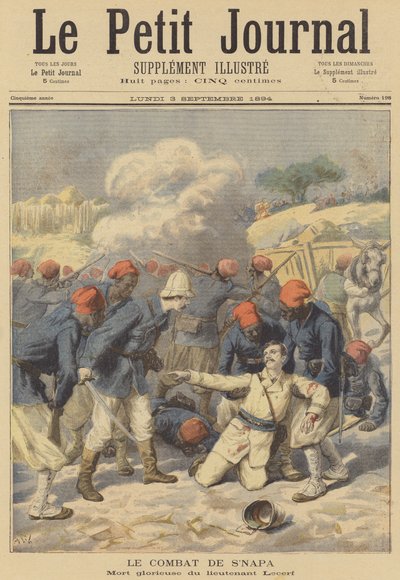 La bataille de SNapa, Haut Niger - after Frederic Theodore Lix