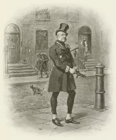 M. Micawber - after Frederick Barnard