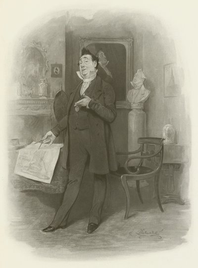M. Pecksniff - after Frederick Barnard