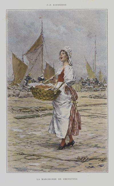 La Marchande de Crevettes - after Frederik Hendrik Kaemmerer