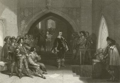 Arrestation de Strafford - after George Cattermole