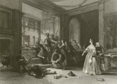 Défense du Château de Wardour - after George Cattermole