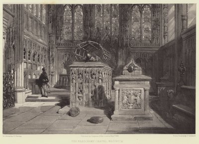 La chapelle Beauchamp, Warwick - after George Cattermole