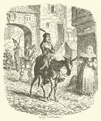 Illustration pour Tristram Shandy - after George Cruikshank