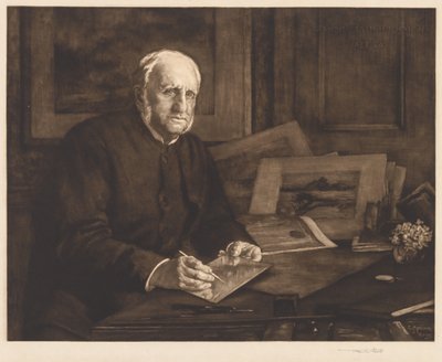 Sir Francis Seymour Haden - after George Percy Jacomb Hood