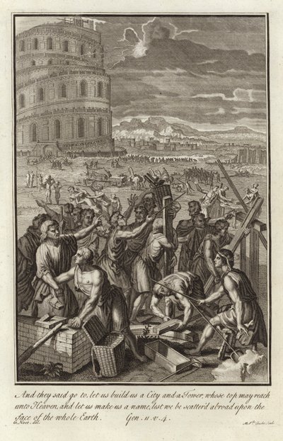 La Tour de Babel - after Gerard Hoet