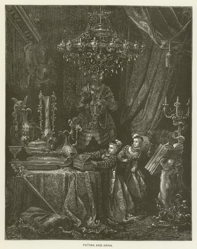 Fatima et Anna - Gustave after Dore