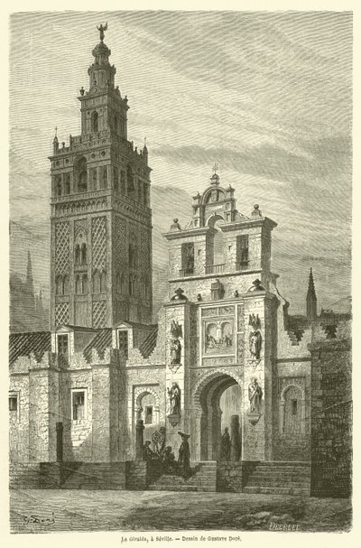 La Giralda, à Séville - Gustave after Dore