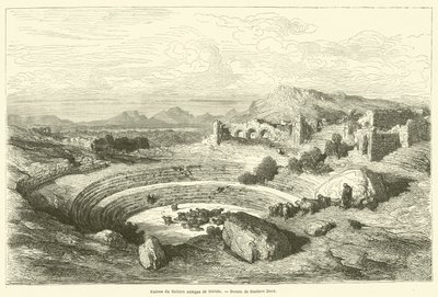 Ruines du théâtre antique de Mérida - Gustave after Dore