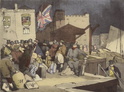 Un port du Midi - after Henri Bonaventure Monnier