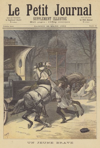 Un jeune courageux - after Henri Meyer
