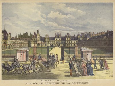 Arrivée du Président de la France au Palais de Fontainebleau - after Henri Meyer