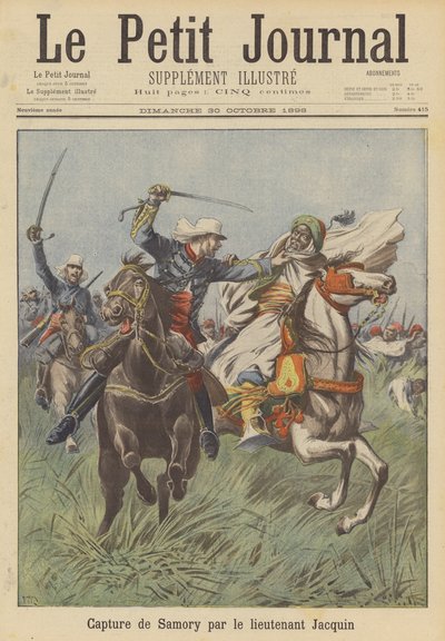 Capture de Samory Touré par le Lieutenant Jacquin - after Henri Meyer