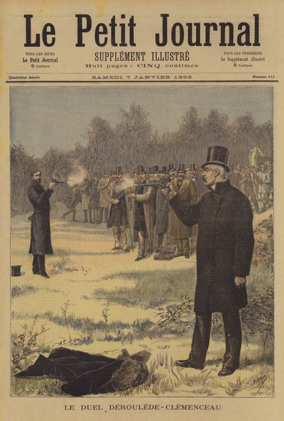 Duel entre Paul Déroulède et Georges Clemenceau - after Henri Meyer