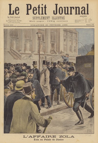 Émile Zola au Palais de Justice - after Henri Meyer