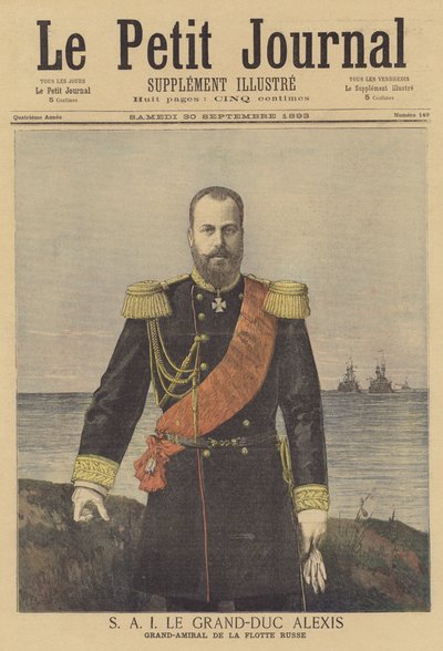 Grand-duc Alexis, grand amiral de la flotte russe - after Henri Meyer