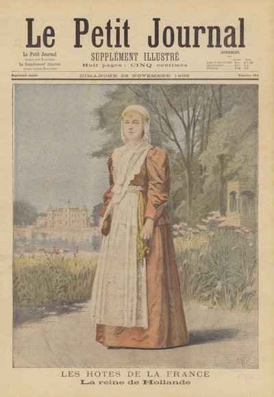 Invités de la France : la reine des Pays-Bas - after Henri Meyer