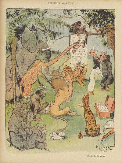 Illustration pour Le Rire - after Henri Meyer