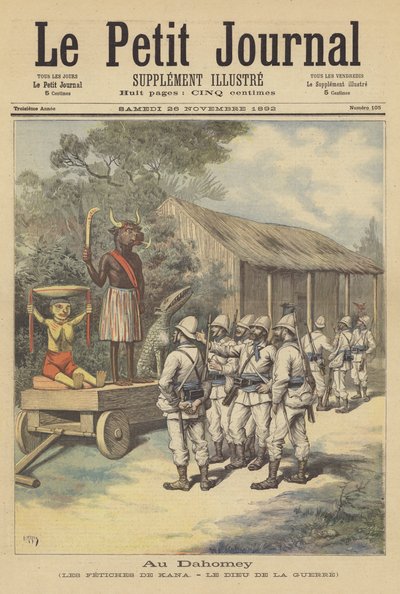 Au Dahomey : les fétiches de Cana - le dieu de la guerre - after Henri Meyer