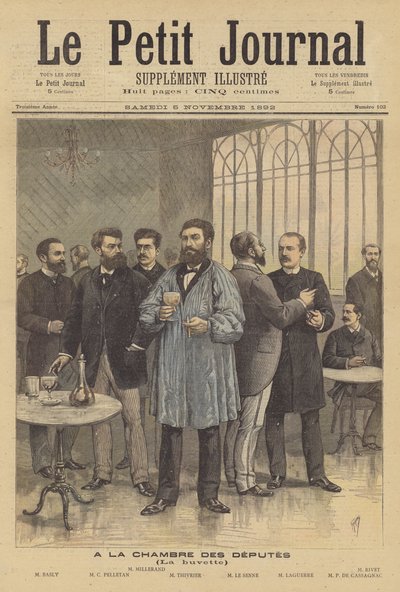 Au bar de la Chambre des députés - after Henri Meyer