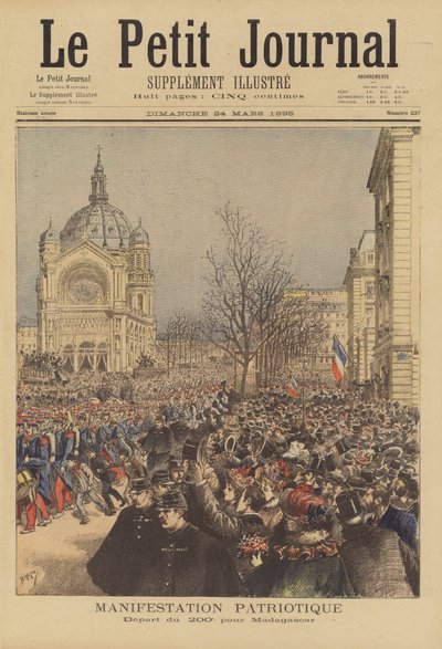 Manifestation patriotique - after Henri Meyer