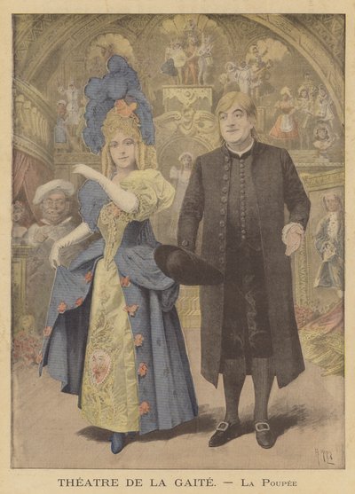 Production de La Poupée au Théâtre de la Gaîté - after Henri Meyer