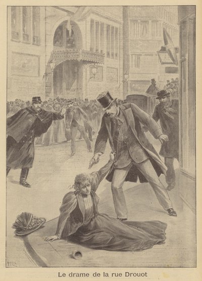 Fusillade rue Drouot, Paris - after Henri Meyer