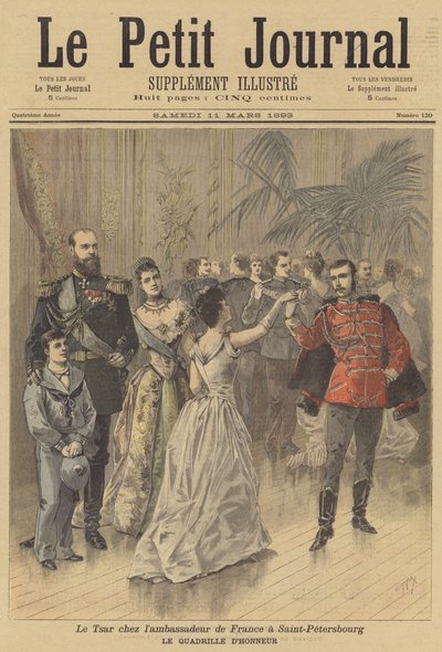 Le tsar russe à l