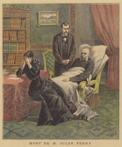 La mort de Jules Ferry - after Henri Meyer