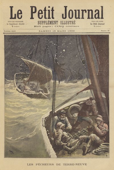 Les pêcheurs de Terre-Neuve - after Henri Meyer